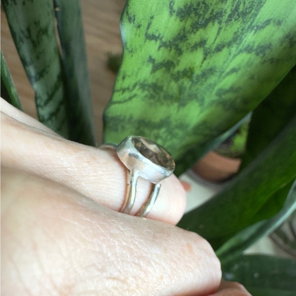 E.DeHaven Sterling Smokey Quartz Ring